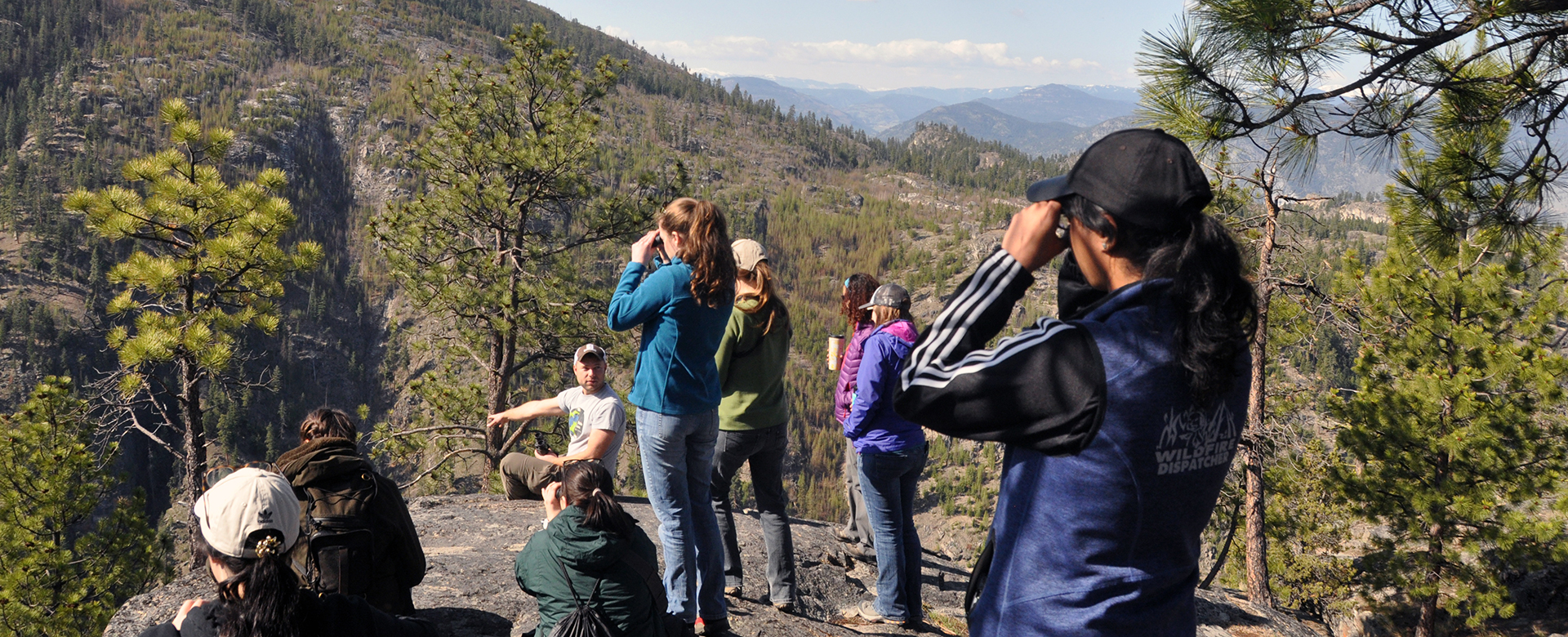 UBCO Sustainability Students in the Field